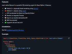 react-native-filament Screenshot 1