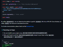 react-native-gomobile-ipfs Screenshot 1