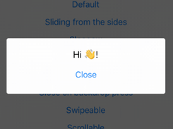 react-native-modal Screenshot 1