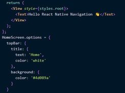 React Native Navigation Screenshot 2