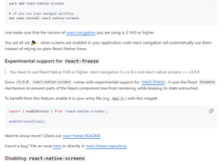React Native Screens Screenshot 1