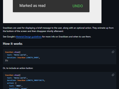 React Native Snackbar Screenshot 1