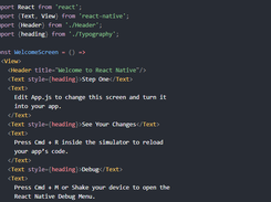 Written in JavaScript—rendered with native code