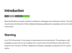 React Notification Screenshot 1