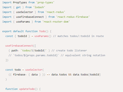react-redux-firebase Screenshot 1