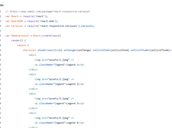 React Responsive Carousel Screenshot 1