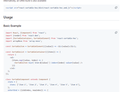 React Sortable HOC Screenshot 1
