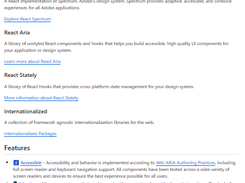 React Spectrum Libraries Screenshot 1