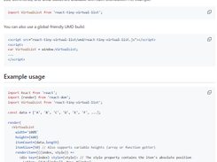 react-tiny-virtual-list Screenshot 1