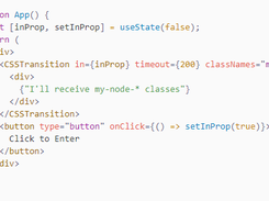 React Transition Group Screenshot 2