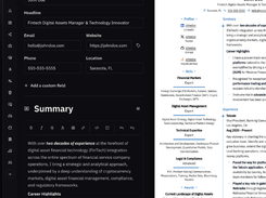 Reactive Resume Screenshot 1