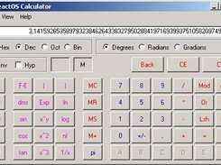 ReactOS Calc (scientific mode)