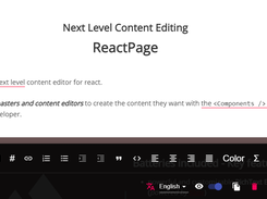 ReactPage Screenshot 1