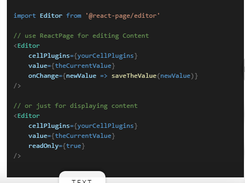 ReactPage Screenshot 1