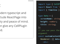 ReactPage Screenshot 1