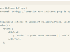ReactXP Screenshot 1