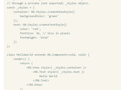 ReactXP Screenshot 2
