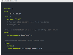 Read the Docs Screenshot 1