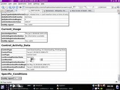 textual info about the last control by state authorities