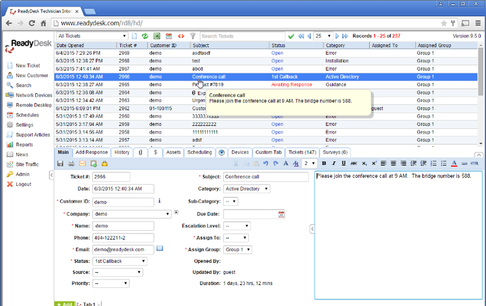 ReadyDesk Screenshot 1