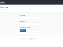 Admin Login Page