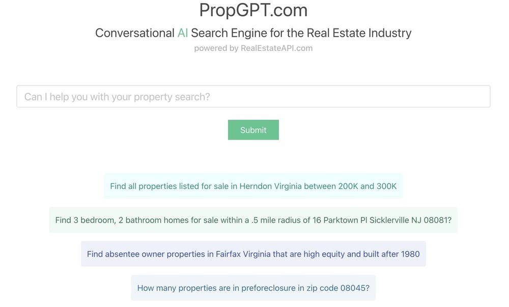 RealEstateAPI (REAPI) Screenshot 1
