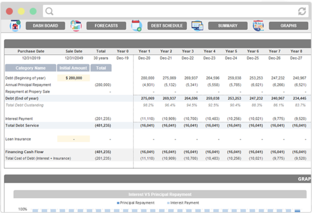 RealEstateSpreadsheets.com Screenshot 1