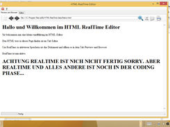 RealTime HTML Editor and Browser Screenshot 1