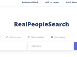 RealPeopleSearch Screenshot 1