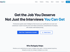 ReApply homepage - AI career intelligence that helps qualified candidates get seen