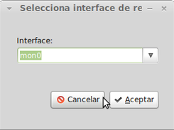 Selección de la interceface