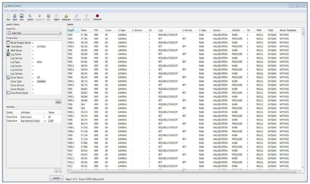 Recall Borehole Screenshot 1