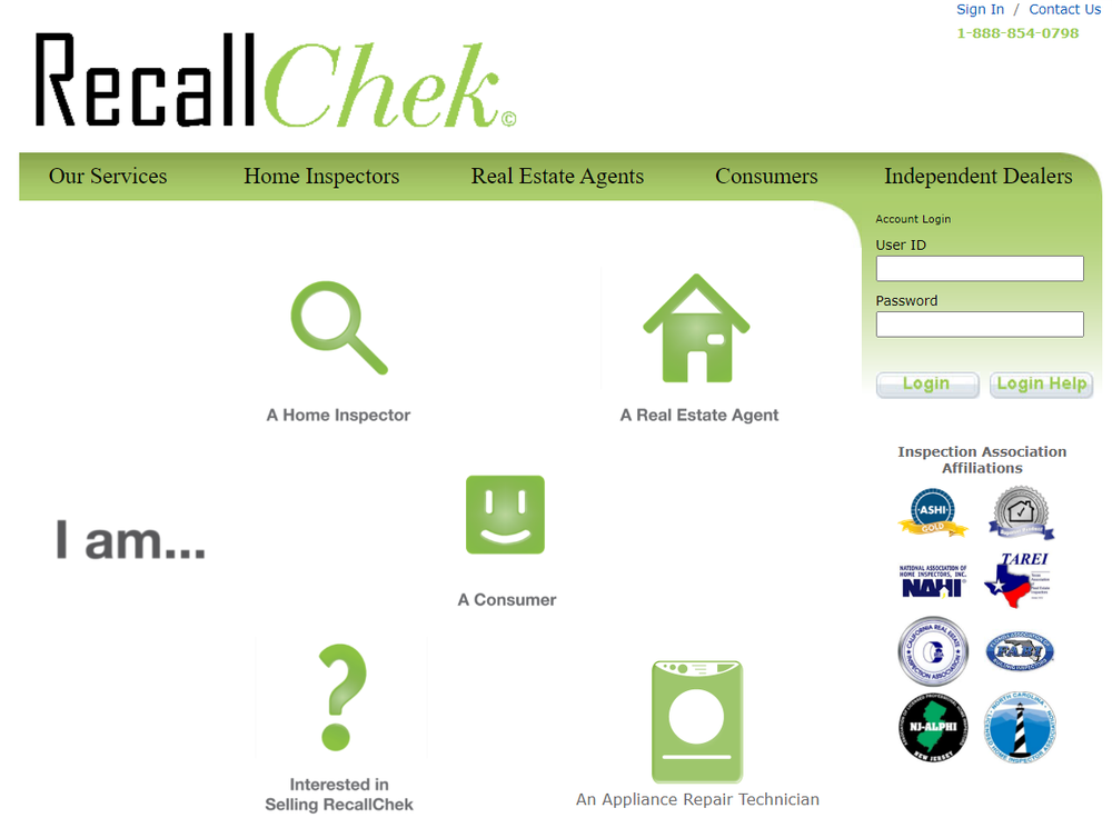 RecallChek Screenshot 1