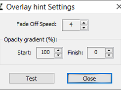 Overlay Hint is configurable too.