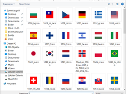 More national flags are available.