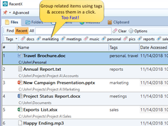 RecentX Screenshot 1