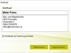 Briefkopf