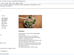 List recipes