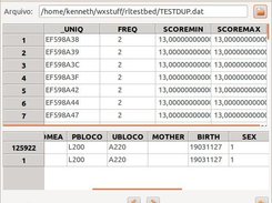 Examine deduplication (Linux, Portuguese)