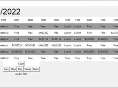 Weekly Schedule