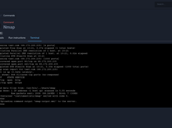 Running commands from the browser