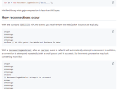 ReconnectingWebSocket Screenshot 1
