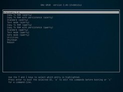 UEFI menu