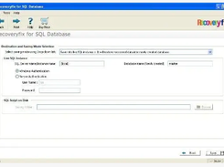 Recoveryfix for SQL Database Recovery Screenshot 1