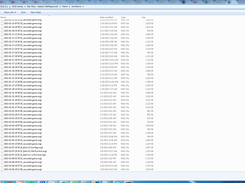 dates are reorganized and the rest of the name is retained