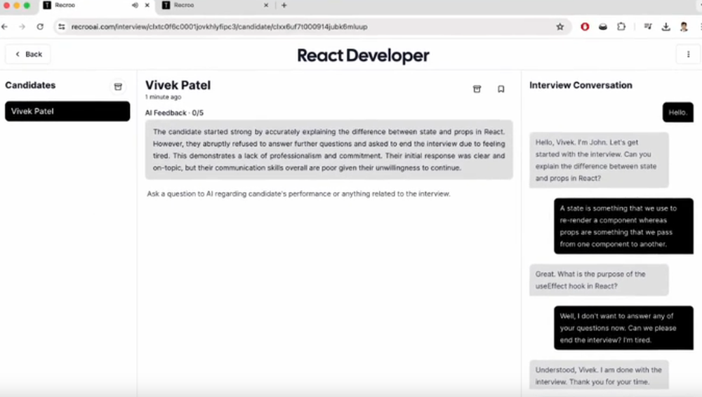 Recroo AI Screenshot 1