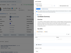 AI Candidate Summary