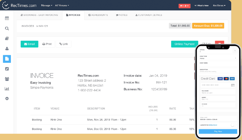 RecTimes Screenshot 1