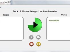 A screenshot of the test window of RectoVerso