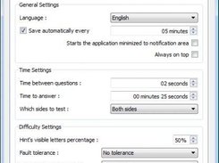 Main page of the Preferences in RectoVerso